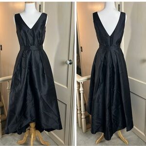 ALFRED SUNG • High-Low Gown with Pockets